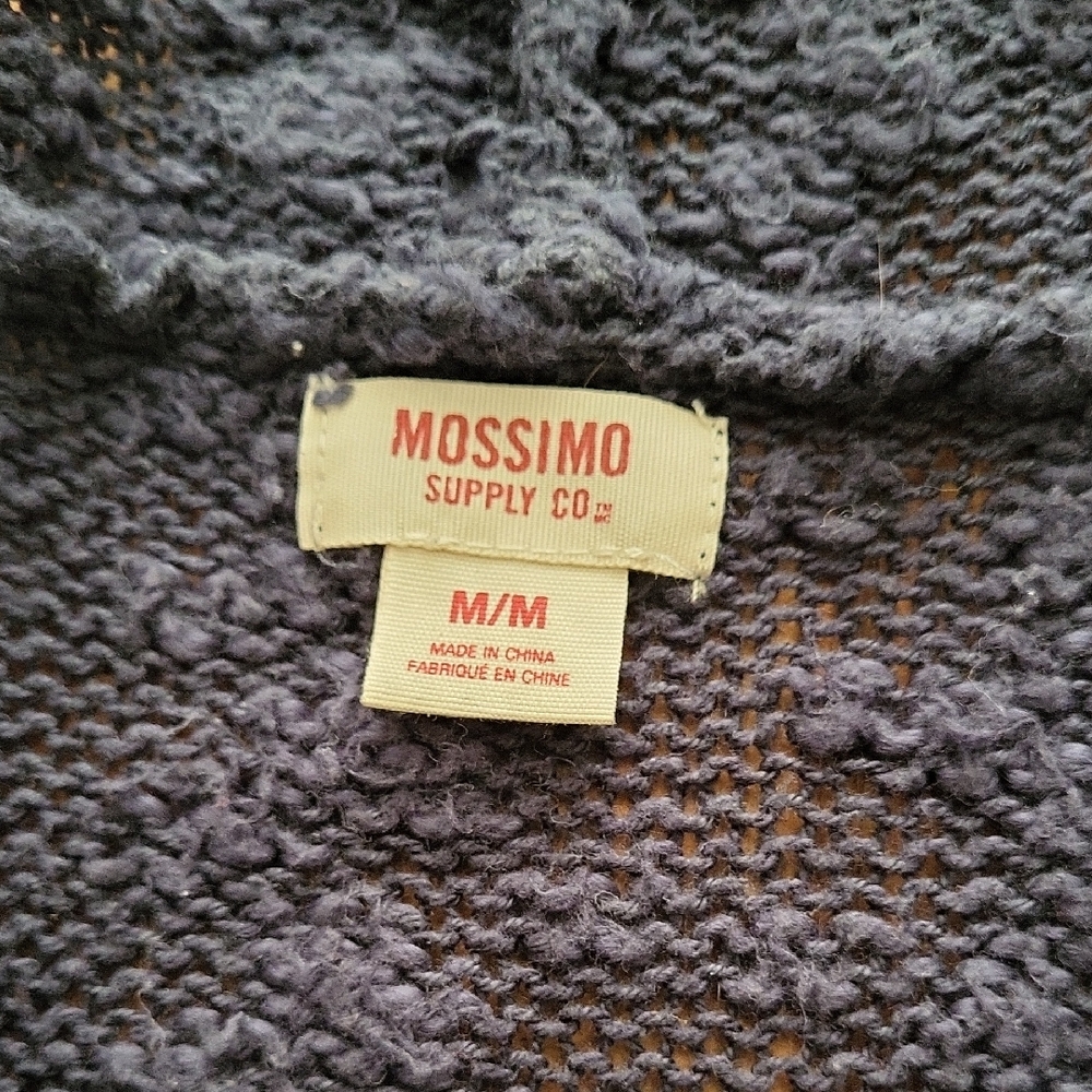 **Removing 7/24**Mossimo Supply Co Blue Knit Cardigan Sweater Vest - Picture 4 of 6